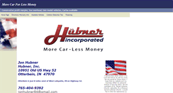 Desktop Screenshot of jonhubner.com